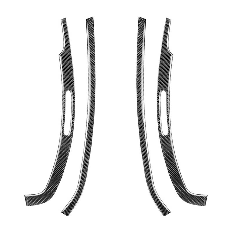 OGONGXM Carbon Fiber Dashboard Side Dekoration Streifen Auto Aufkleber Kompatibel for Mercedes Smart 451 Fortwo Brabus Inteior Zubehör von OGONGXM