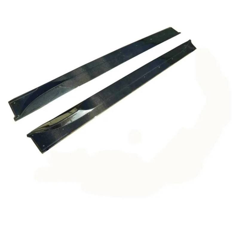 OGONGXM Carbon Fiber Front Bumper Lip Heckstoßstange Diffusor Seitenschweller Spoiler Kompatibel for Jaguar F-Type FTYPE 2014 2015 2016 2017 2018(Side Skirts) von OGONGXM