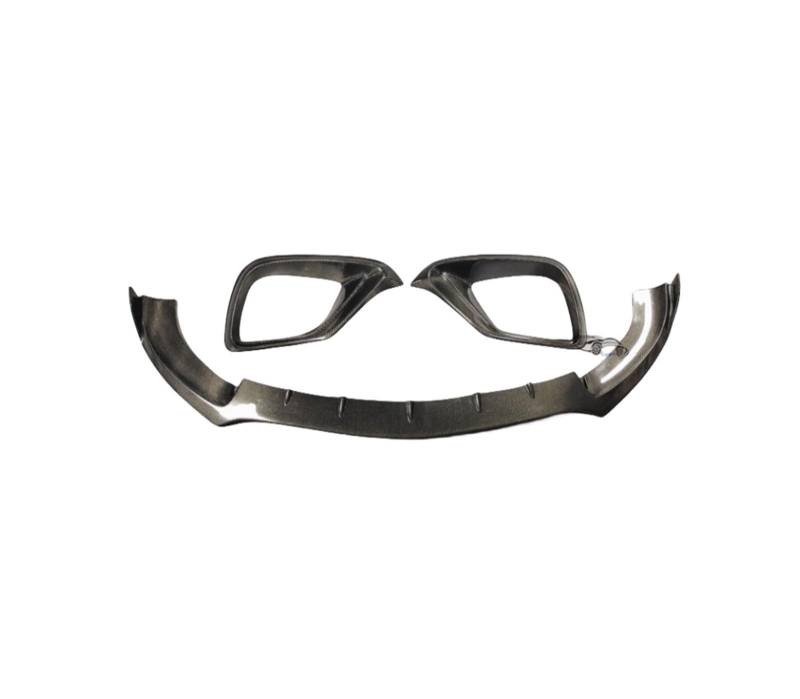 OGONGXM Carbon Fiber Stoßfänger Vorne Lip Spoiler Nebel licht Air Vent Outlet Abdeckung Passt Kompatibel for Mercedes-Benz E Klasse W213 E63 E63S AMG 16-20(Front Lip and Tuyere) von OGONGXM