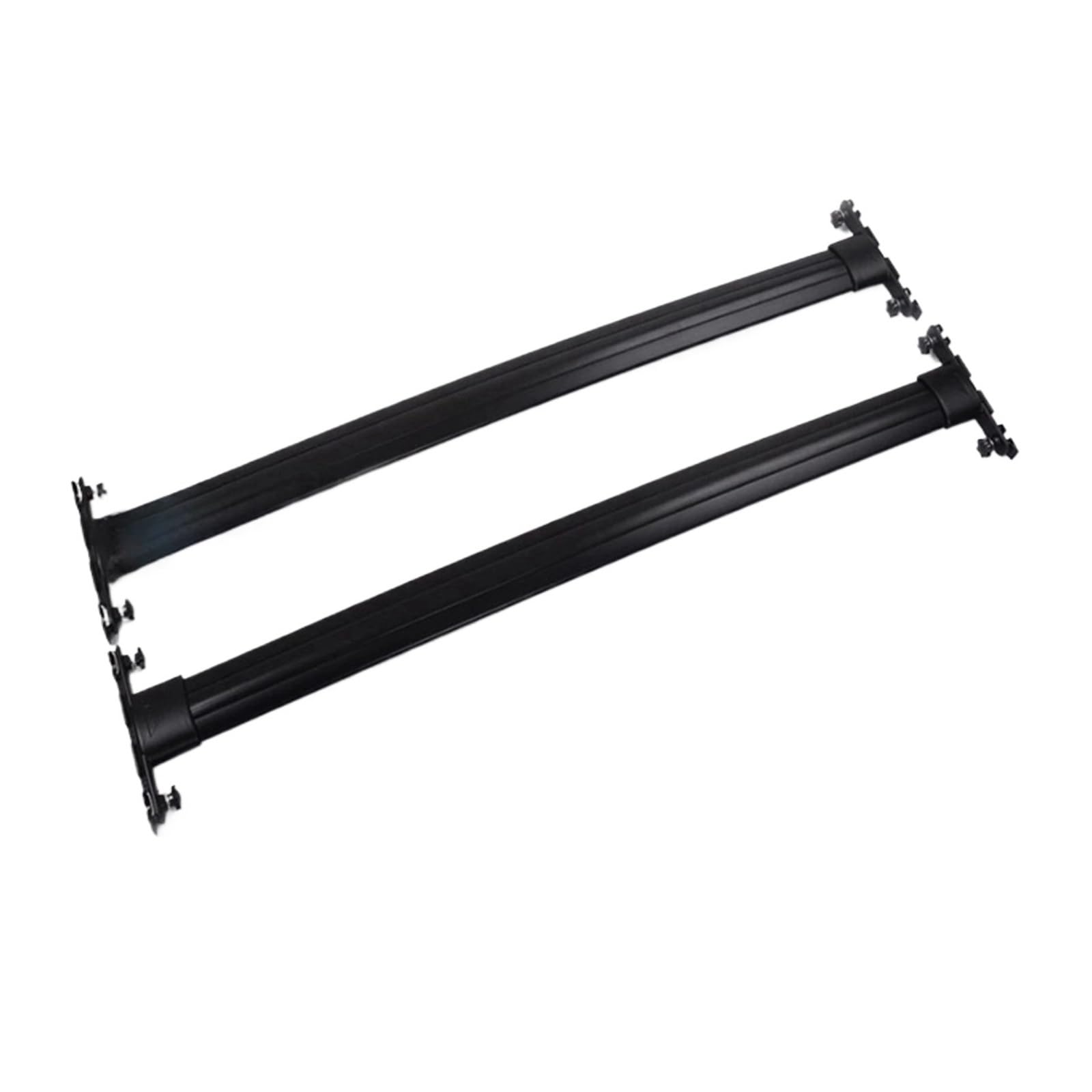 OGONGXM Dachträger kompatibel for Toyota Land Cruiser Prado 120 FJ120 LC120 2003–2009, Schienen, Gepäckträger, obere Querträger, Gepäckträger, Schienenboxen(Black1) von OGONGXM