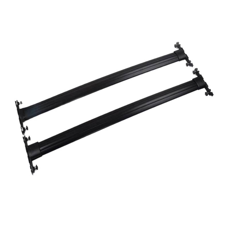 OGONGXM Dachträger kompatibel for Toyota Land Cruiser Prado 120 FJ120 LC120 2003–2009, Schienen, Gepäckträger, obere Querträger, Gepäckträger, Schienenboxen(Black1) von OGONGXM