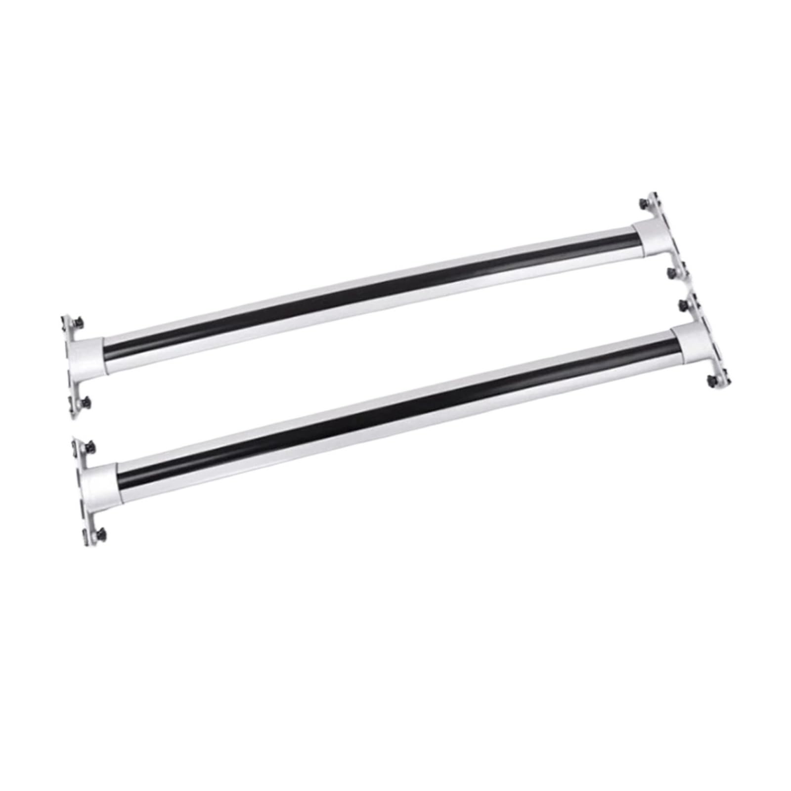 OGONGXM Dachträger kompatibel for Toyota Land Cruiser Prado 120 FJ120 LC120 2003–2009, Schienen, Gepäckträger, obere Querträger, Gepäckträger, Schienenboxen(Silver1) von OGONGXM