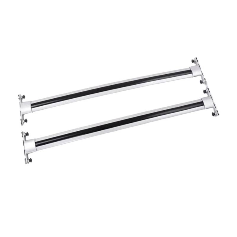 OGONGXM Dachträger kompatibel for Toyota Land Cruiser Prado 120 FJ120 LC120 2003–2009, Schienen, Gepäckträger, obere Querträger, Gepäckträger, Schienenboxen(Silver1) von OGONGXM