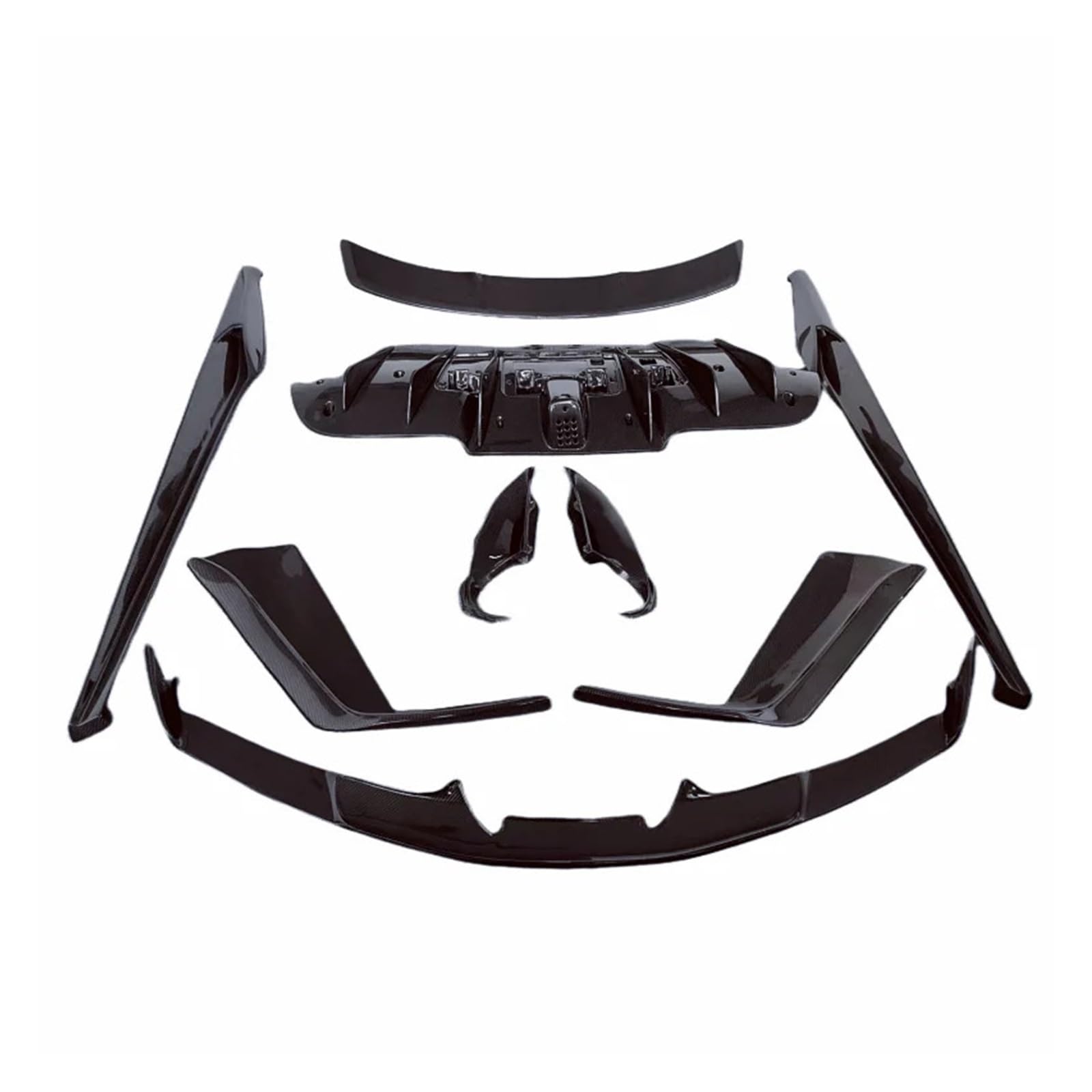 OGONGXM Echte Carbonfaser im N-Stil, Frontstoßstangenkante, Seitenschweller, Heckdiffusor, Rücklichtabdeckung. Kompatibel mit dem Karosseriebausatz Ferrari 488GTB 2015–2019. OGONGXM Echte Carbonfaser im N-Stil, Frontstoßstangenkante, Seitenschweller, Heckdiffusor, Rücklichtabdeckung. Kompatibel mit dem Karosseriebausatz Ferrari 488GTB 2015–2019. von OGONGXM