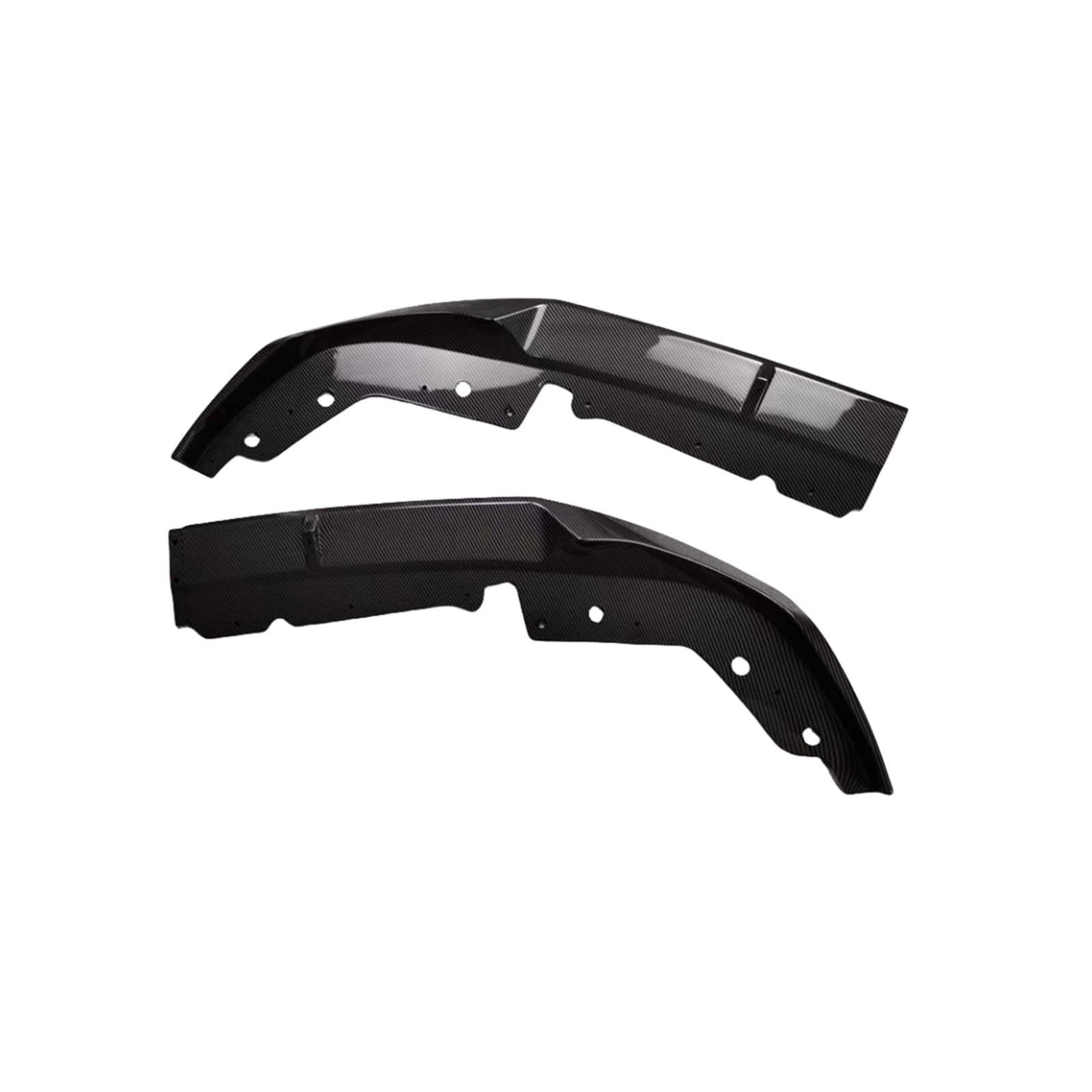 OGONGXM Facelift Kompatibel for BMW 3 Serie G20 G21 M Tech LCI 2Pcs Auto Front Stoßstange Splitter Lip Spoiler Körper Kit Diffusor Schutz Abdeckung 2022 2023(Carbon Look) von OGONGXM