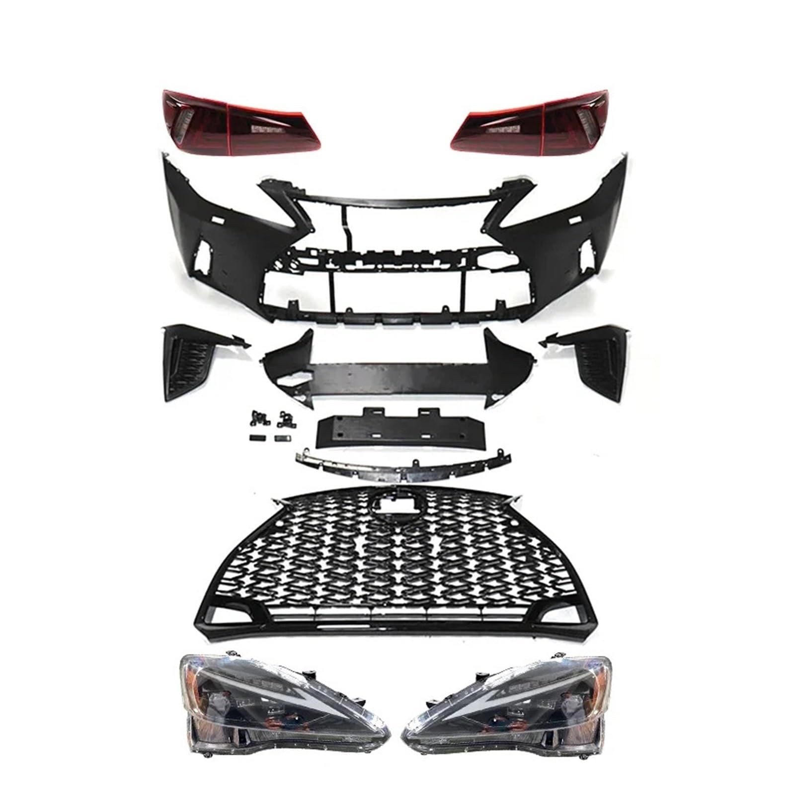 OGONGXM Facelift zu 2021 is250 Scheinwerfer Bodykit Grille stoßstange Set Kompatibel for Lexus IS250 2006-2012 IS300 IS350 IST körper kit rücklicht OGONGXM Facelift zu 2021 is250 Scheinwerfer Bodykit Grille stoßstange Set Kompatibel for Lexus IS250 2006-2012 IS300 IS350 IST körper kit rücklicht von OGONGXM