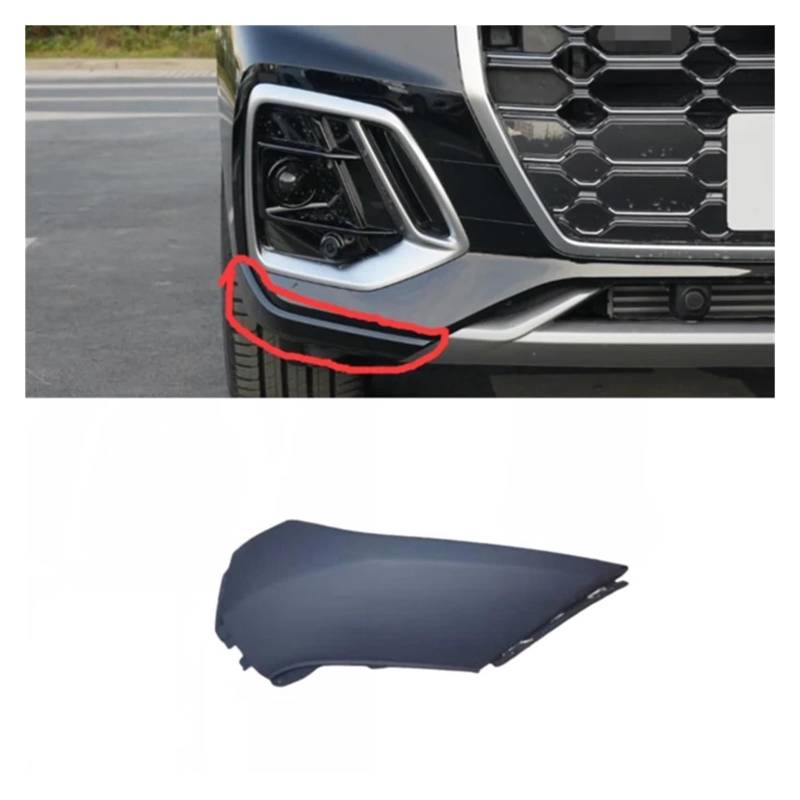 OGONGXM Frontstoßstange Unterer Spoiler Trim Luftabweiser Volant Keine Farbe Kompatibel for Audi Q5 2021 2022 2023 2024 80D807061F 80D807062F(Right) von OGONGXM