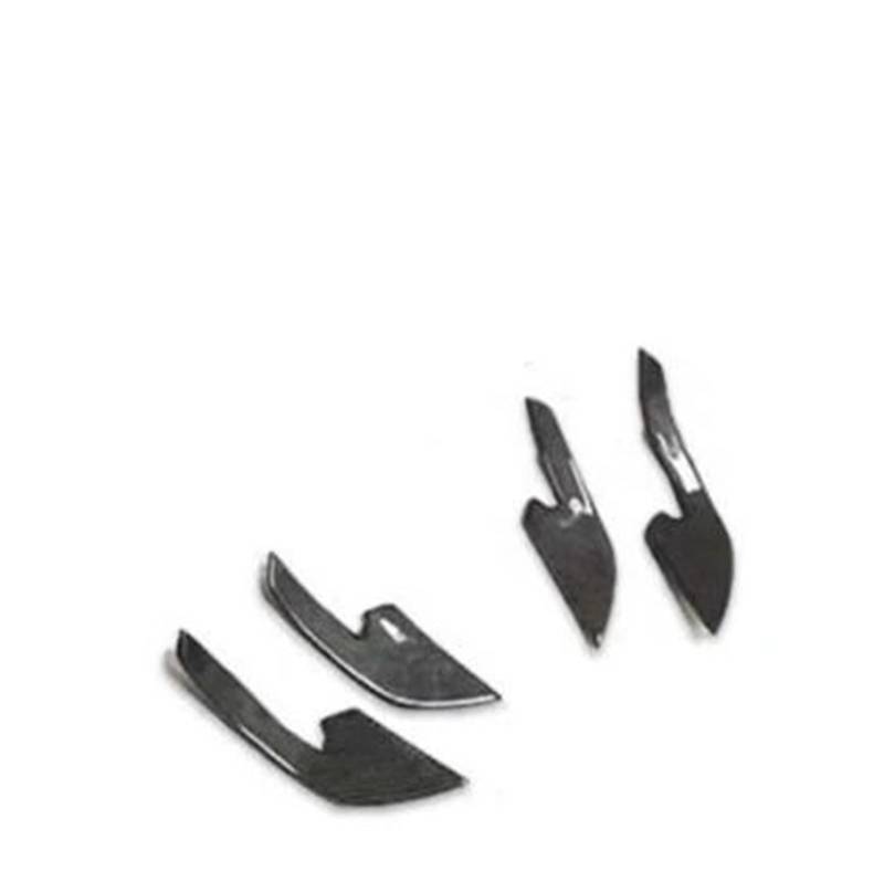 OGONGXM Kompatibel for Audi A7 S7 RS7 2011 2012 2013 2014 2015 Carbon Fiber Front Bumper Diffusor Lip Spoiler Autozubehör(4 PCS) von OGONGXM