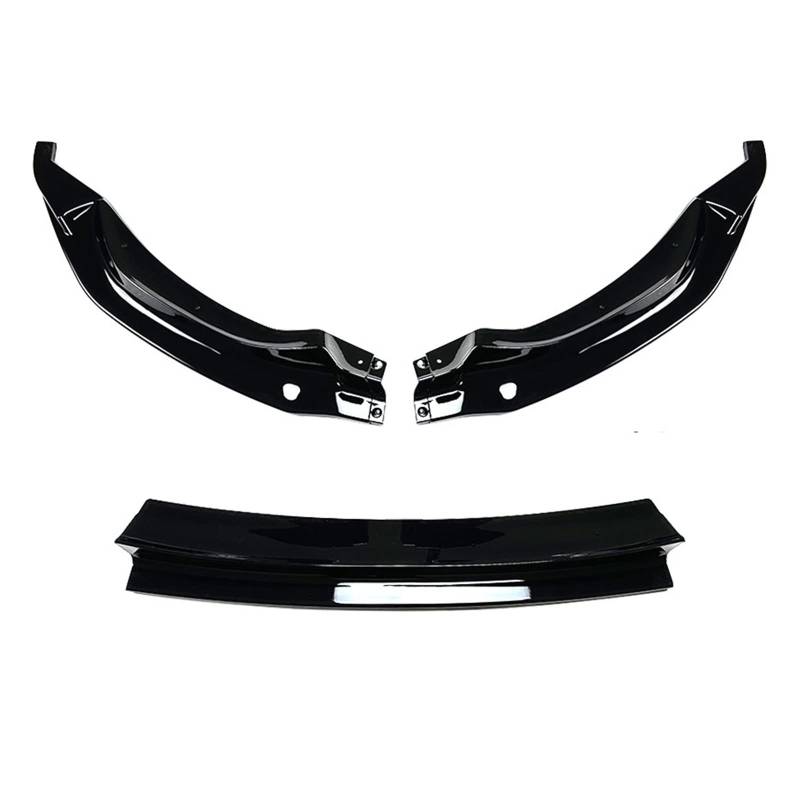 OGONGXM Kompatibel for BMW 3er M3 F80 4er M4 F82 F83 2015–2020 Gloss BlackCar Frontstoßstange Lip Body Kit Spoiler Splitter Diffusor(Gloss Black) von OGONGXM