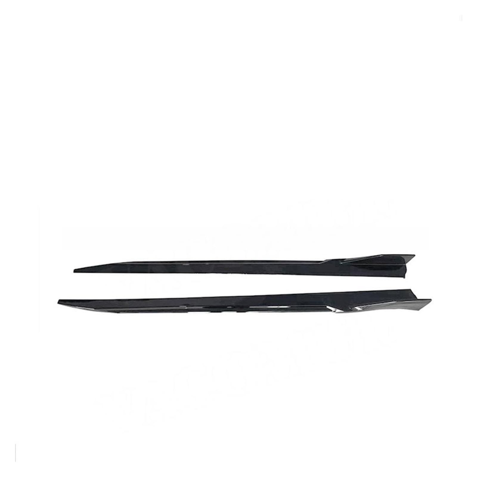 OGONGXM Kompatibel for BMW 4er G22 G23 G26 2021 + Seitenschweller-Verlängerung aus Kohlefaser, Splitter, Lippenflügel, Autozubehör, Seitenschweller(ABS Gloss Black) von OGONGXM