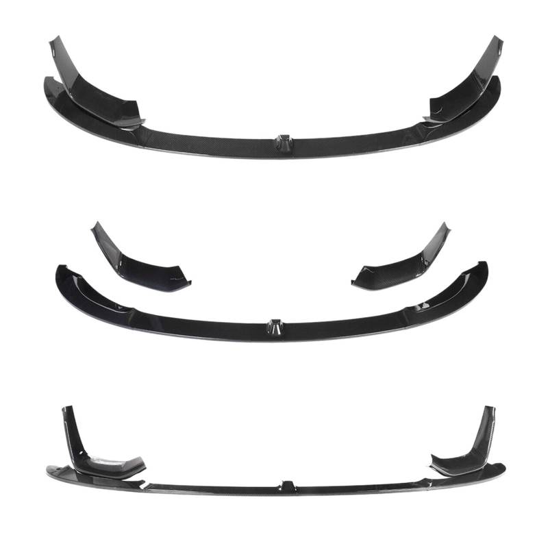 OGONGXM Kompatibel for BMW F80 M3 F83 F82 M4 2015–2020 Auto-Frontstoßstange Spoilerlippe Untere Seite Entlüftungshaube Abdeckung Splitter Corner Kit(Carbon Fiber Style) von OGONGXM