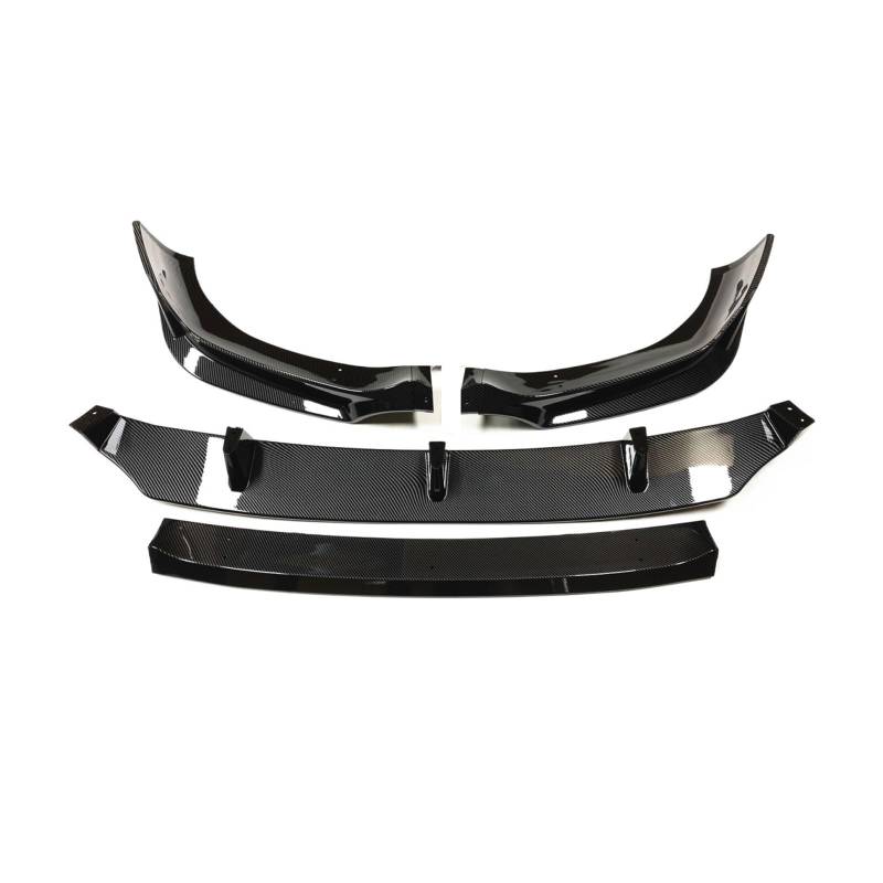 OGONGXM Kompatibel for BMW X6 G06 M Tech 2020 2021 2022 2023 Frontspoiler Splitter Lippe Carbon Fiber Look Auto Lower Splitter Blade Protect von OGONGXM