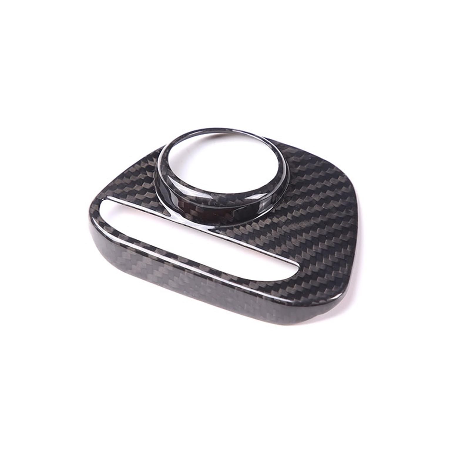 OGONGXM Kompatibel for Ferrari 458 2011–2016, Echtkohlefaser, Auto, VDA-Druckknopfschalter, Rahmenabdeckung, Zieraufkleber, Autozubehör, Innenraum(Carbon Fiber) von OGONGXM