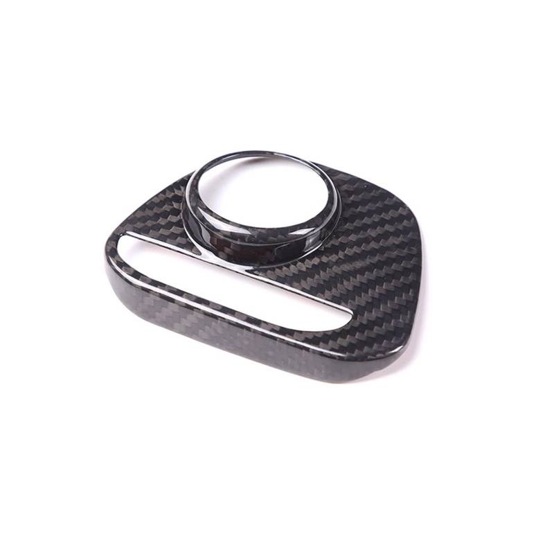 OGONGXM Kompatibel for Ferrari 458 2011–2016, Echtkohlefaser, Auto, VDA-Druckknopfschalter, Rahmenabdeckung, Zieraufkleber, Autozubehör, Innenraum(Carbon Fiber) von OGONGXM