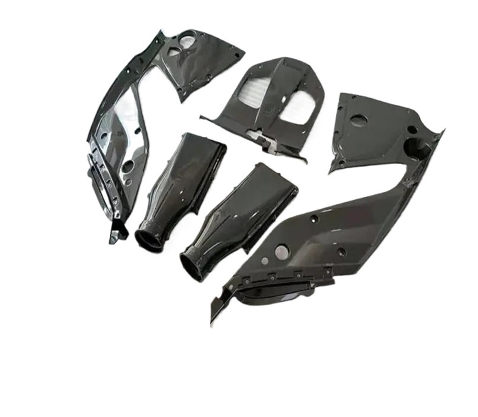 OGONGXM Kompatibel for Ferrari 812 2017 2018 2019 2020 2021, 5 Stück, echte trockene Kohlefaser, Auto-Frontstoßstange, Motorschutz, Entlüftungsöffnung, Windmesser, Body Kit OGONGXM Kompatibel for Ferrari 812 2017 2018 2019 2020 2021, 5 Stück, echte trockene Kohlefaser, Auto-Frontstoßstange, Motorschutz, Entlüftungsöffnung, Windmesser, Body Kit von OGONGXM