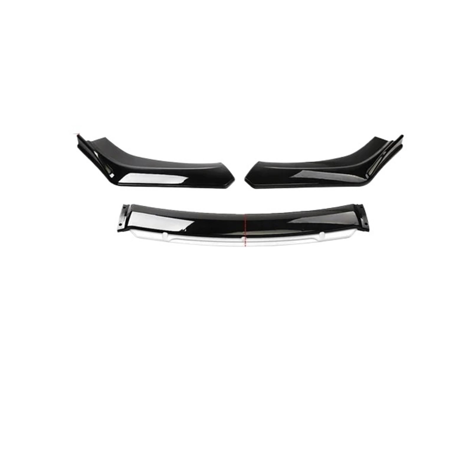 OGONGXM Kompatibel for Hyundai Sonata 2015 16 2017 Frontstoßstange Lippe Kinn Spoiler Splitter Diffusor Bodykit Auto Externes Tuning Upgrade Zubehör(Black White) von OGONGXM