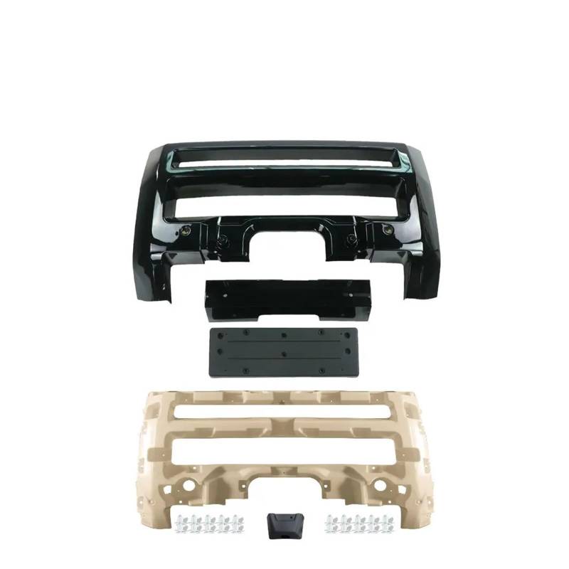OGONGXM Kompatibel for Land Rover Defender 110 90 2020 2021 2022 2023 ABS-Lackierung Frontstoßstange Schutzfolie Skid Plate(Glossy black1) von OGONGXM