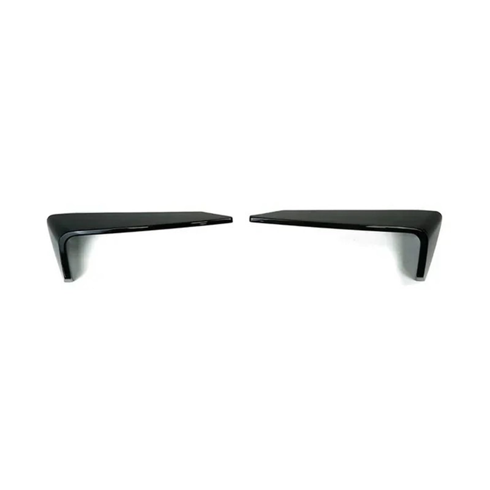 OGONGXM Kompatibel for Land Rover Defender 90/110 2020 2021 2022 2023 ABS Schwarz Stoßfänger Vorne Lippe Wind Messer Spoiler Abdeckung Körper Kit(Wind Knife) von OGONGXM
