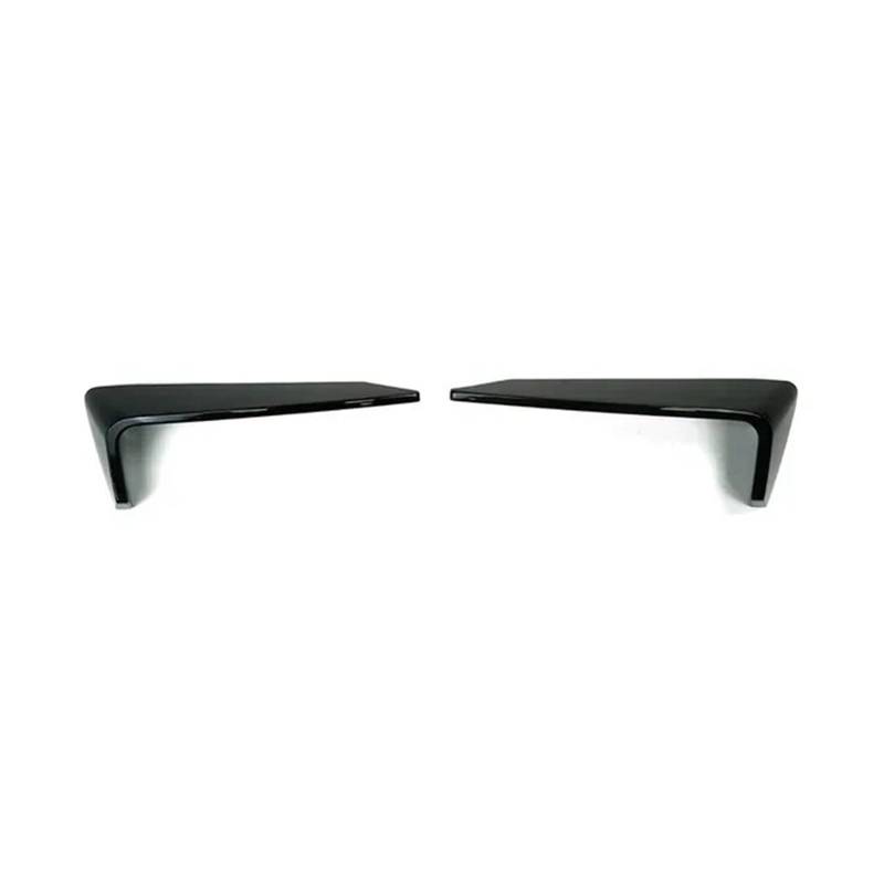 OGONGXM Kompatibel for Land Rover Defender 90/110 2020 2021 2022 2023 ABS Schwarz Stoßfänger Vorne Lippe Wind Messer Spoiler Abdeckung Körper Kit(Wind Knife) von OGONGXM