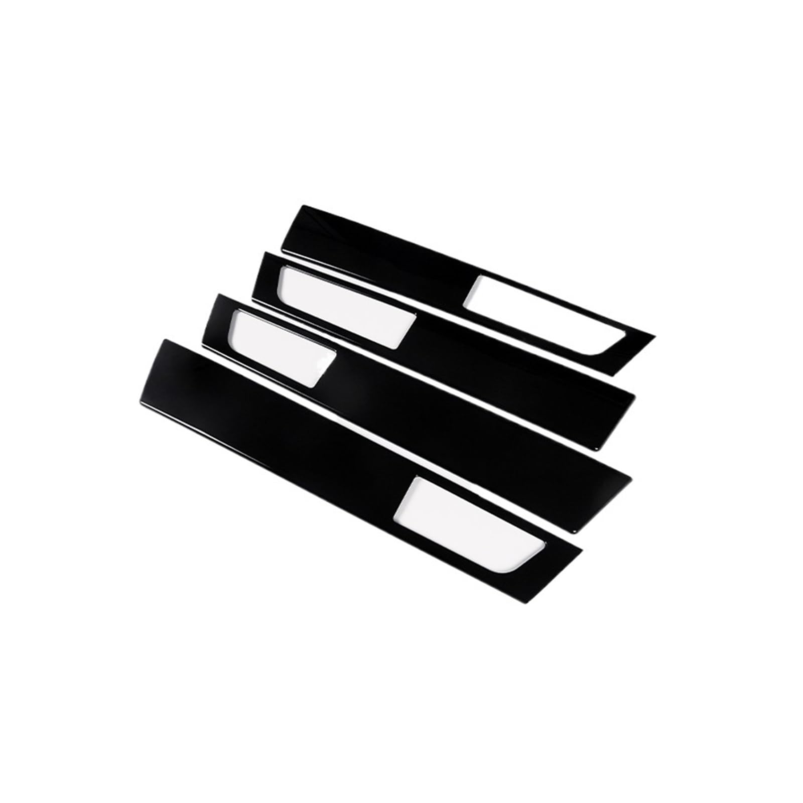 OGONGXM Kompatibel for Land Rover Discovery 4 RL4 2010–2016, ABS, Schwarze Holzmaserung/schwarz, Auto-Innentürverkleidung, Verkleidungsaufkleber, Autozubehör(Black) von OGONGXM