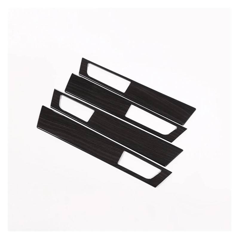 OGONGXM Kompatibel for Land Rover Discovery 4 RL4 2010–2016, ABS, Schwarze Holzmaserung/schwarz, Auto-Innentürverkleidung, Verkleidungsaufkleber, Autozubehör(Black Wood Grain) von OGONGXM