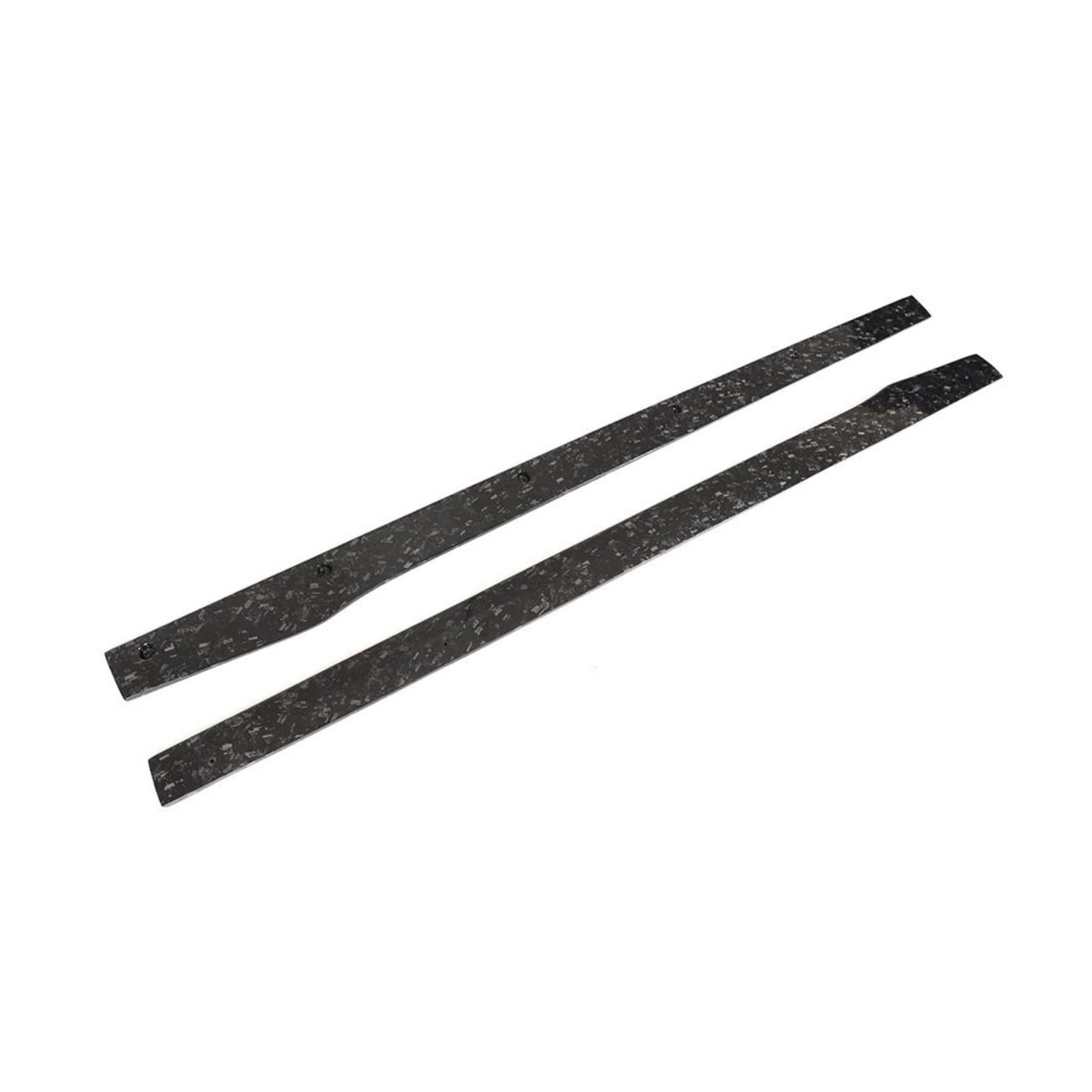 OGONGXM Kompatibel for Mercedes-Benz C-Klasse W205 C63 AMG Coupé 2015–2017, geschmiedeter Kohlenstoff/Kohlefaser/GFK, Auto-Seitenschweller, Schürzen, Lippenverlängerungen(Forged Carbon) von OGONGXM
