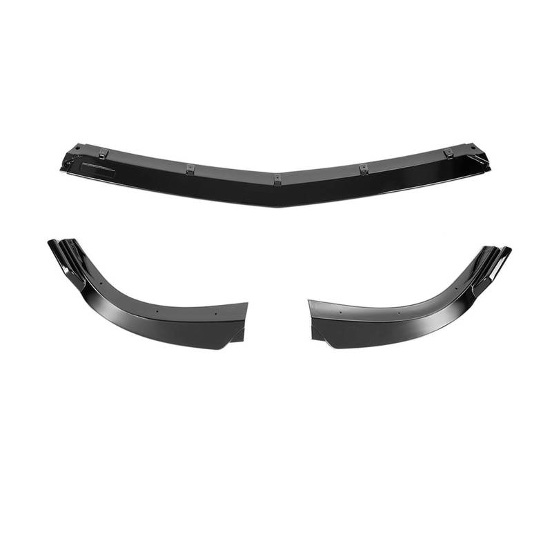 OGONGXM Kompatibel for Mercedes Benz W204 C180 C200 C220 C250 C300 Sportmodelle 2012–2014 Frontspoilerlippe Splitter Spoiler Stoßstange Schutz(Black) von OGONGXM