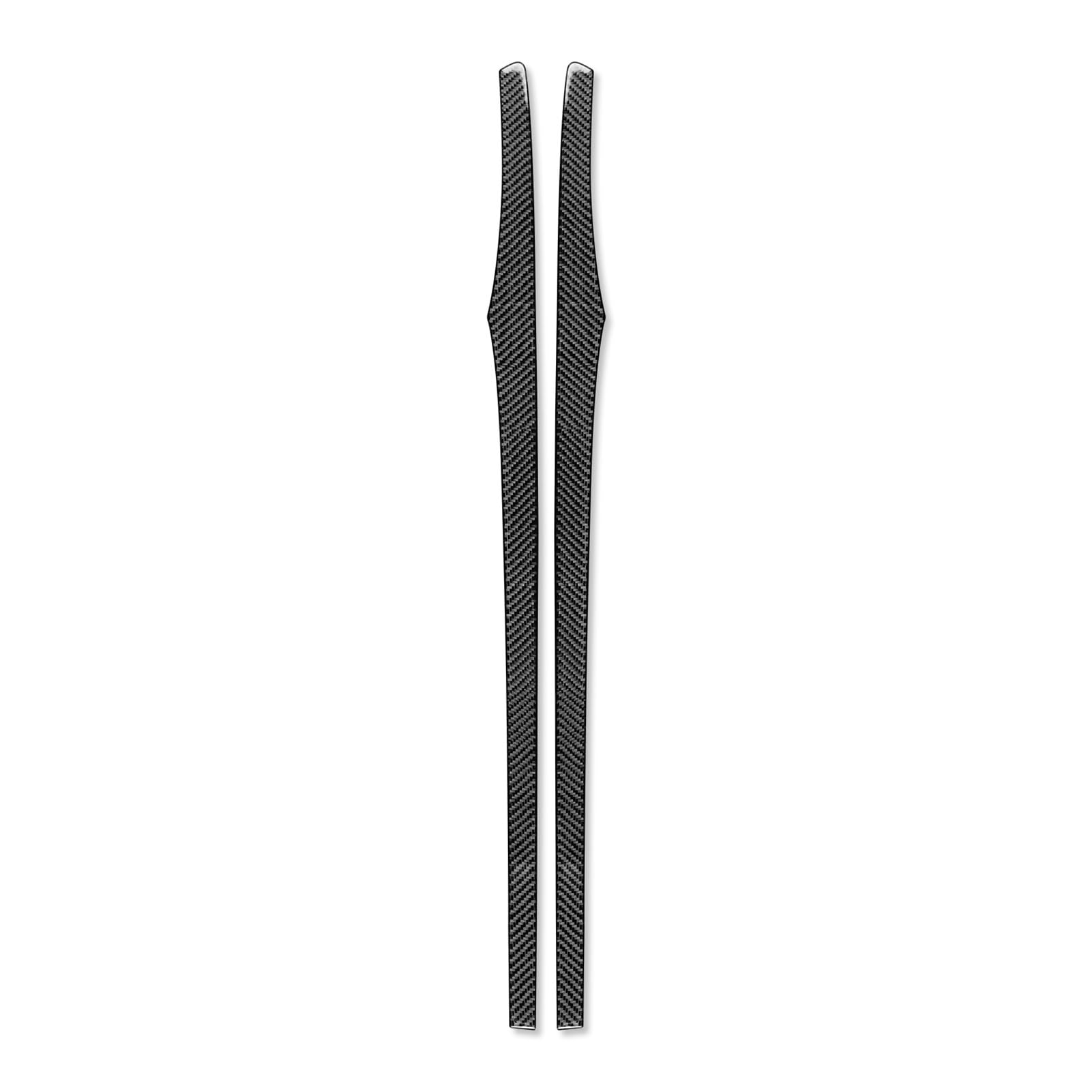 OGONGXM Kompatibel for Porsche 718 982 Cayman Boxster TS GTS GT4 Spyder RS ​​Autotüren Panel Dekorative Streifen Carbon Faser Aufkleber Zubehör(Black) von OGONGXM