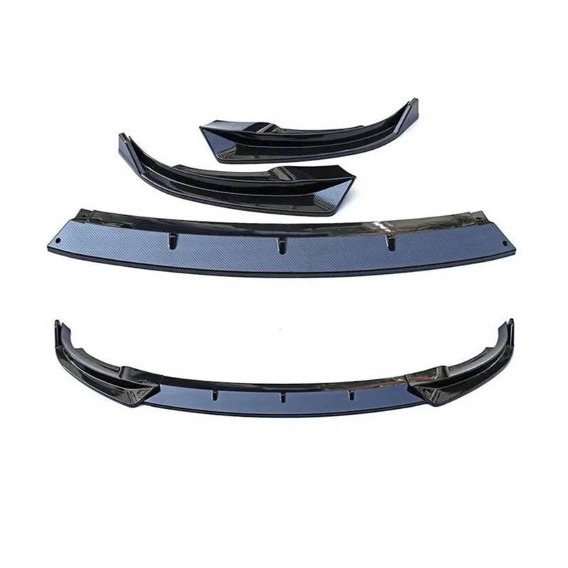OGONGXM Kompatibel for Tesla Model Y 2021 2022 2023 Frontstoßstange Lippe Kinn Diffusor Body Kit Spoiler Deflektor Tuning Zubehör ABS Glanz Schwarz(Carbon Look) von OGONGXM