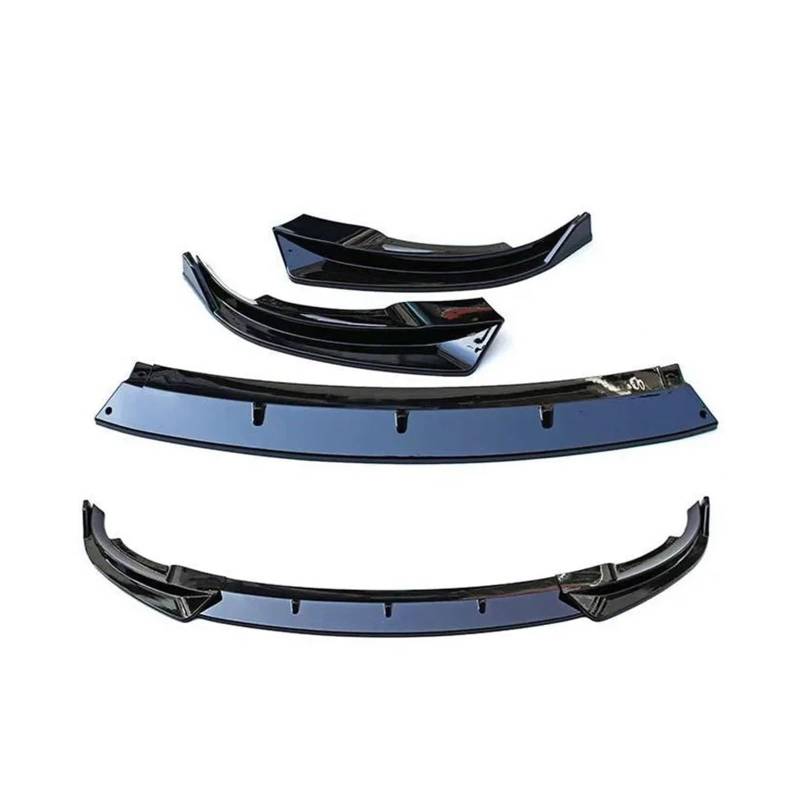 OGONGXM Kompatibel for Tesla Model Y 2021 2022 2023 Frontstoßstange Lippe Kinn Diffusor Body Kit Spoiler Deflektor Tuning Zubehör ABS Glanz Schwarz(Gloss Black1) von OGONGXM