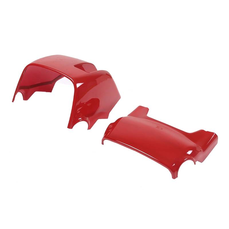 OGONGXM Kompatibel for Toyota 86 22-23. Kompatibel for Subaru BRZ 2022-2023. ABS-rotes Auto-Lenkrad, Lenksäulen-Schutzabdeckungsaufkleber, Autozubehör(Red) von OGONGXM