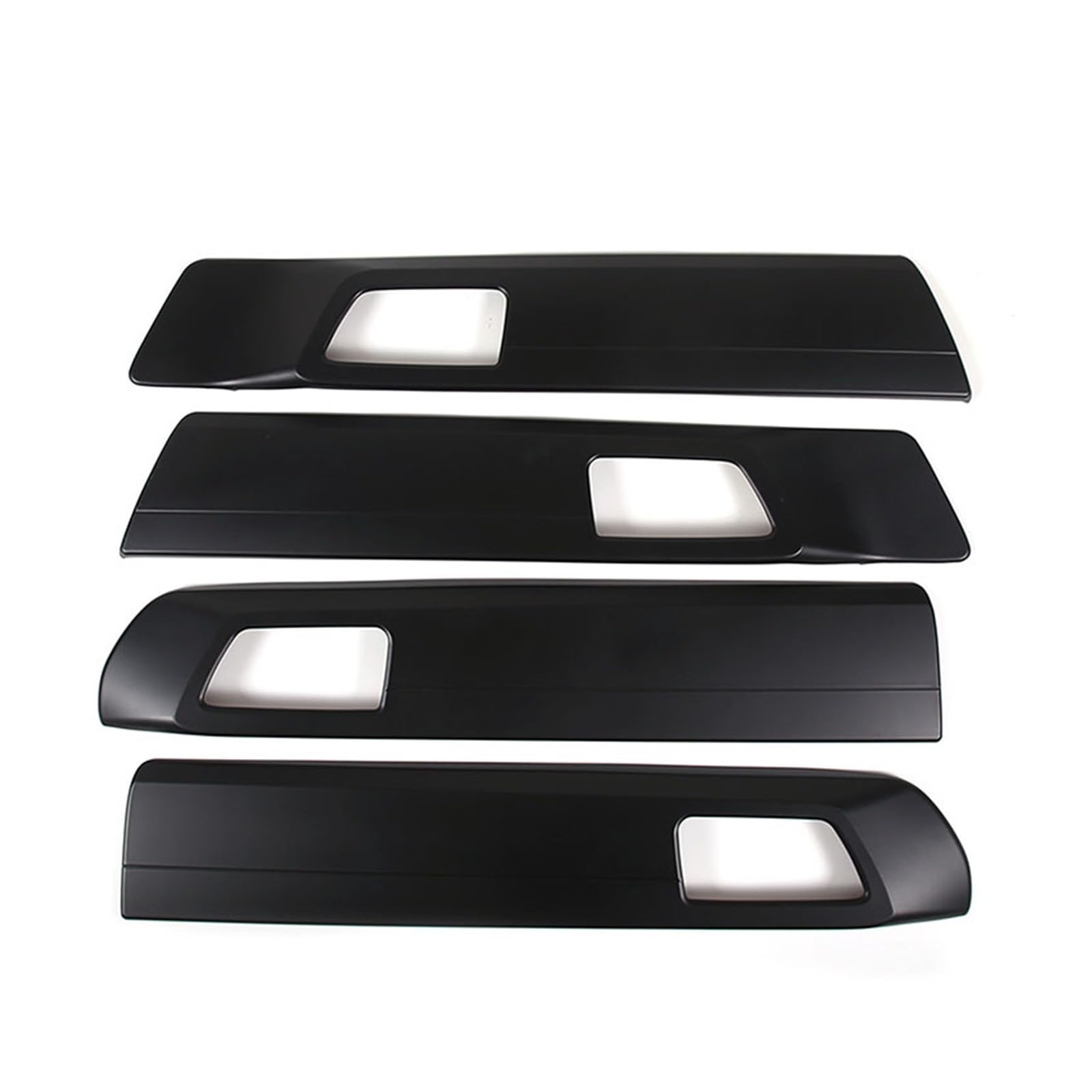 OGONGXM Kompatibel for Toyota Tundra/Kompatibel for Sequoia 2022–2023. Dekorativer Aufkleber for den Autoinnengriff, ABS-Kohlefaser, Innenausstattung, 4 Stück(Matt Black) von OGONGXM