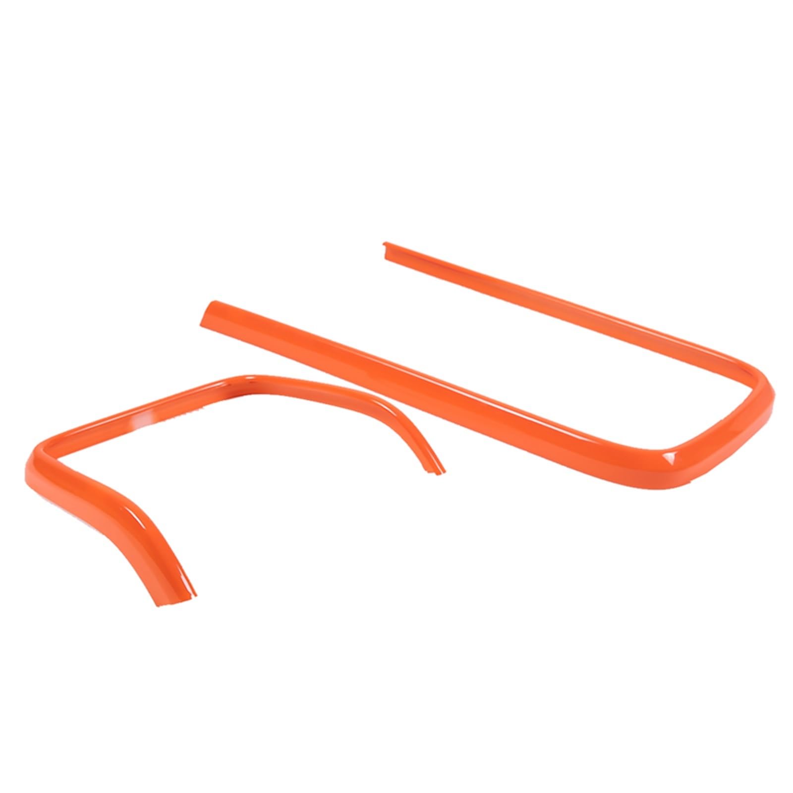 OGONGXM Kompatibel mit Rivian R1TR1S ABS Rot/Orange Auto Mittelkonsole Armlehne Box Außenrahmen Dekorativer Aufkleber Autoinnenausstattung(Orange) von OGONGXM
