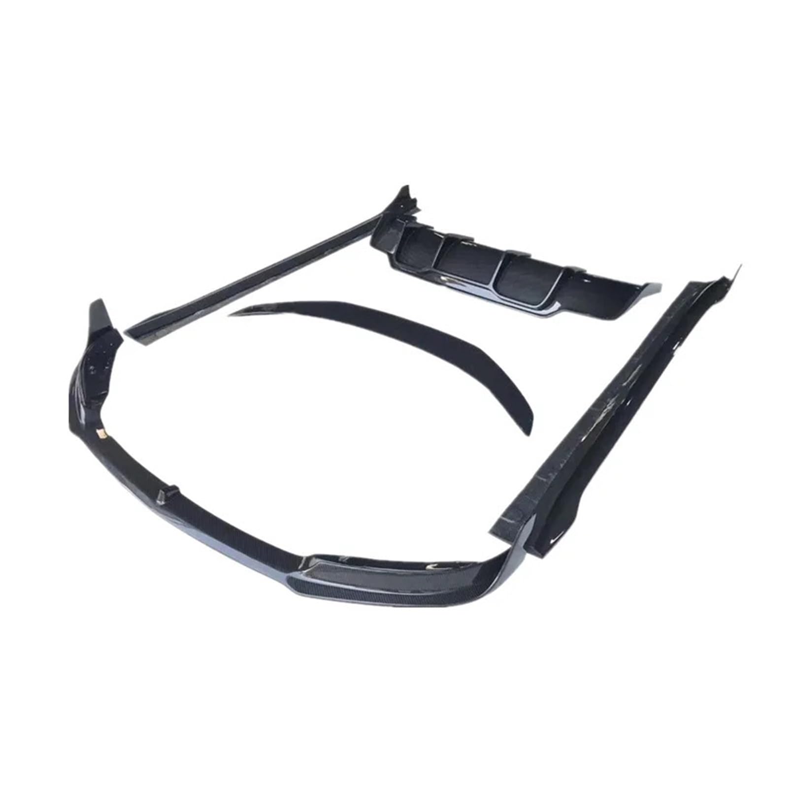 OGONGXM Kompatibel mit Tesla Model 3 V Style Carbon Fiber Body Kit Frontstoßstange hinten Heckspoiler OGONGXM Kompatibel mit Tesla Model 3 V Style Carbon Fiber Body Kit Frontstoßstange hinten Heckspoiler von OGONGXM