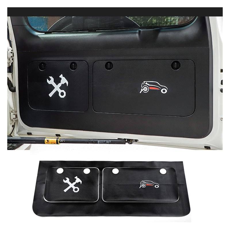 OGONGXM Kompatibel mit Toyota Land Cruiser Prado 150 Heckklappen-Toolbox, kratzfester Antifouling-Aufkleber, Lc150 Fj150, Modifikation, Innendekoration(Carbon Fiber) von OGONGXM
