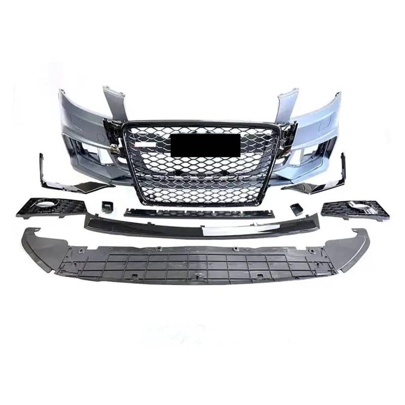 OGONGXM Komplettset Auto Frontstoßstangengrill Bodykit Kompatibel for Audi A4 B8 bis Rs4 Zubehör Bodykit, gut getestet von OGONGXM