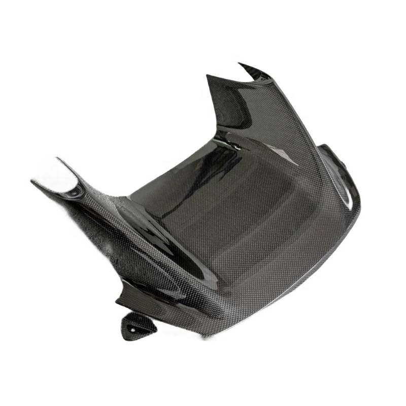OGONGXM OEM-Stil, Frontlippe aus trockenem Carbon, Mittelabdeckung der vorderen Stoßstange, mittlere Entlüftung der vorderen Stoßstange, kompatibel mit Ferrari SF90 2020–2021 von OGONGXM