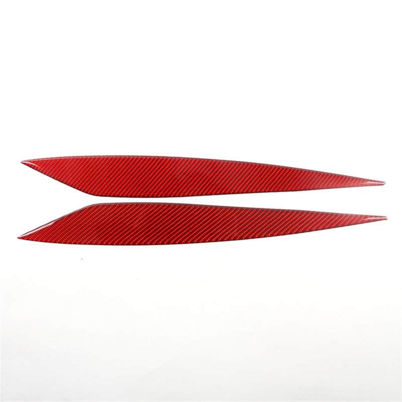 OGONGXM Weiche Kohlefaser Auto Innentür Armlehne Panel Aufkleber Dekorative Trim Abdeckung Kompatibel for Mazda MX-5 2016-2023 Auto Zubehör(Red) von OGONGXM