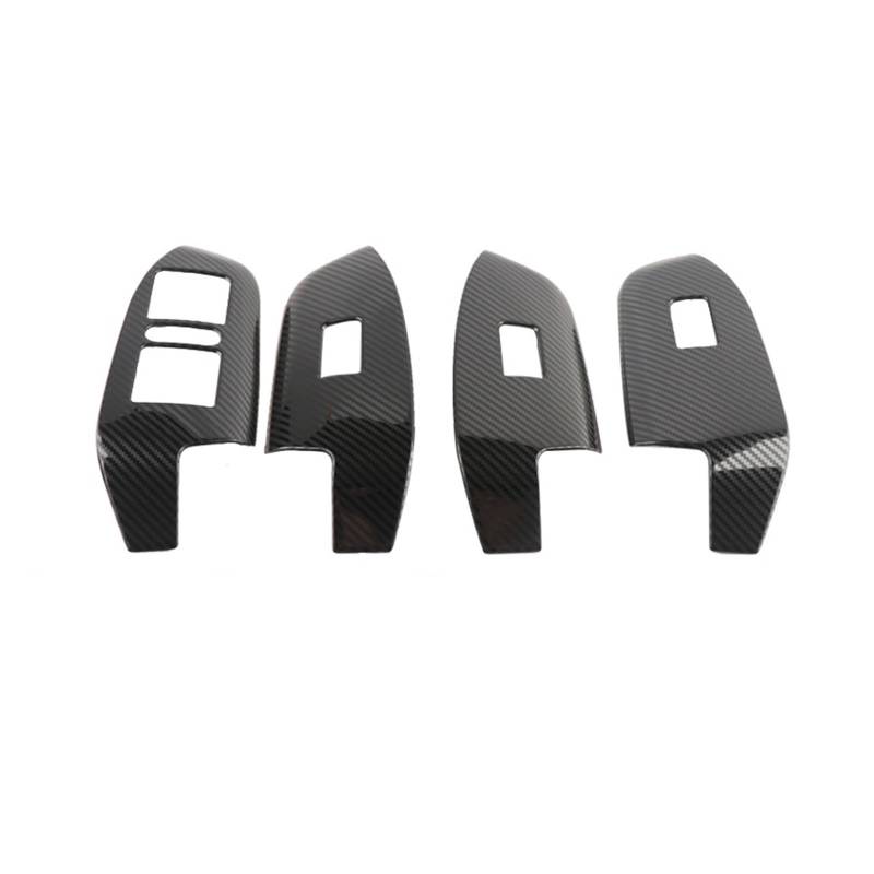 OGONGXM Windows-Bedienfeld-Aufkleber, Edelstahl, Auto-Innenausstattung, kompatibel for GWM POER Great Wall Power Pao 2019–2021(Commercial Edition) von OGONGXM