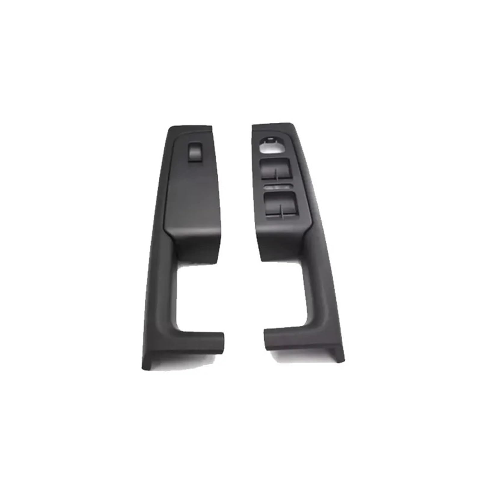 Lanliuhui Store 2 STÜCKE Schwarz Vorne Hinten Innen Türgriff Armlehne Rahmen Schalter Bedienfeld Trim Kompatibel Mit Superb 2008-2013 Universal(Black front) von OGQTIBXV