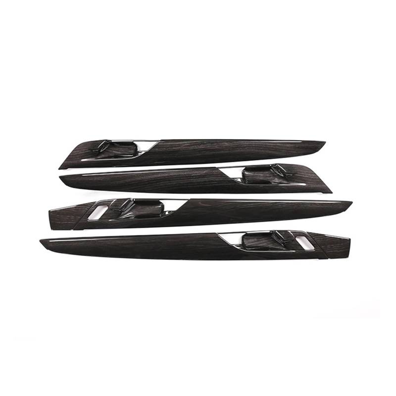 Lanliuhui Store Kompatibel mit B*MW X1 F48 X2 F47 2016-2022 ABS-Kohlefaser-Autoinnentürverkleidungsdekoration Schutzabdeckung Verkleidung Autozubehör(Black Wood Grain) von OGQTIBXV