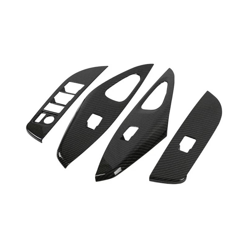Lanliuhui Store Kompatibel mit Corolla E210 2019–2024 Hybrid-Autofensterglas-Hebeschalter-Tastenfeld-Armlehnenabdeckung Zubehör(Carbon Fiber) von OGQTIBXV