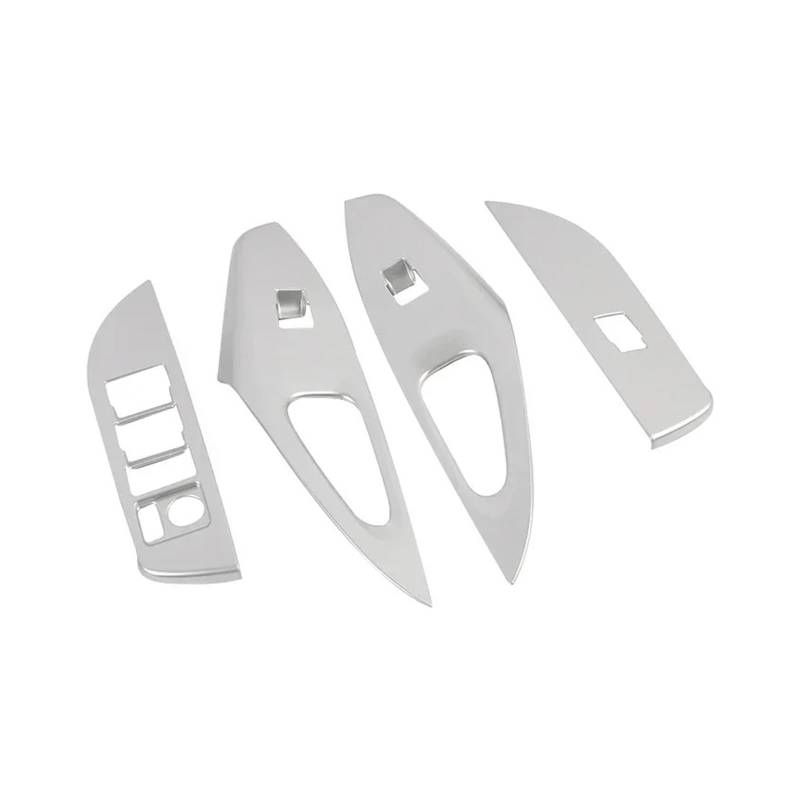 Lanliuhui Store Kompatibel mit Corolla E210 2019–2024 Hybrid-Autofensterglas-Hebeschalter-Tastenfeld-Armlehnenabdeckung Zubehör(Silver) von OGQTIBXV