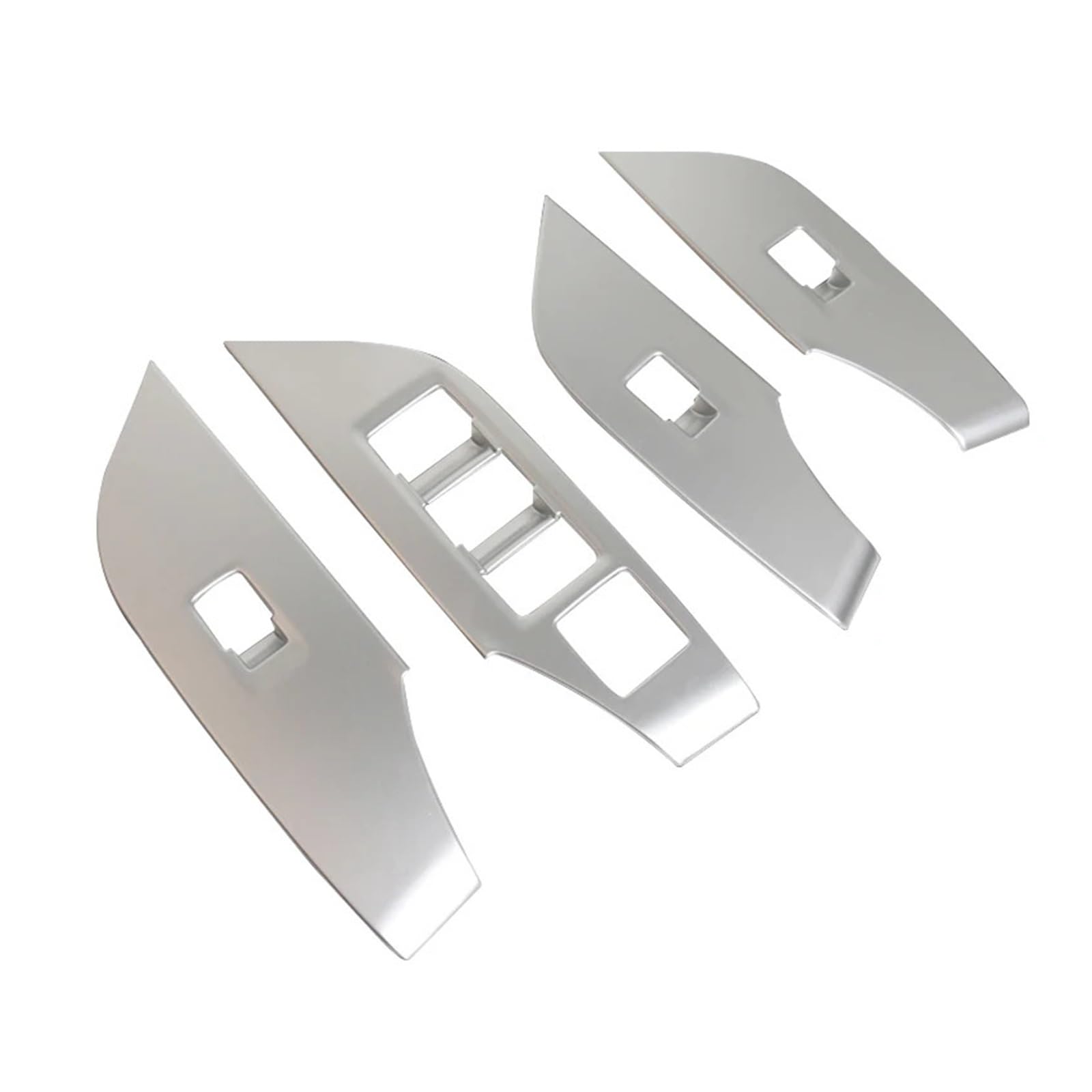 Lanliuhui Store Kompatibel mit RAV4 XA50 2019–2024. Kompatibel mit RAV 4 Hybrid-Autofensterglas-Hebeschalter-Panel-Zierabdeckungszubehör(Silver,Left-Hand Drive) von OGQTIBXV