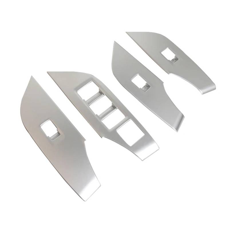 Lanliuhui Store Kompatibel mit RAV4 XA50 2019–2024. Kompatibel mit RAV 4 Hybrid-Autofensterglas-Hebeschalter-Panel-Zierabdeckungszubehör(Silver,Right-Hand Drive) von OGQTIBXV