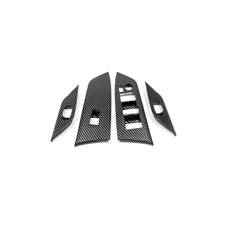 Lanliuhui Store Kompatibel mit Sienna 2021–2023, ABS-Autotür, Armlehne, Fensterglas, Hubschalter, Knopfrahmen, Verkleidung, dekoratives Zubehör(Carbon fiber) von OGQTIBXV