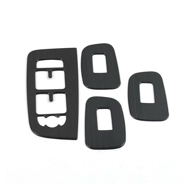 Lanliuhui Store Kompatibel mit Volvo XC60 2018–2025, Zubehör for Autofensterglas-Hebeschalter, Tastenfeldverkleidung(Black) von OGQTIBXV