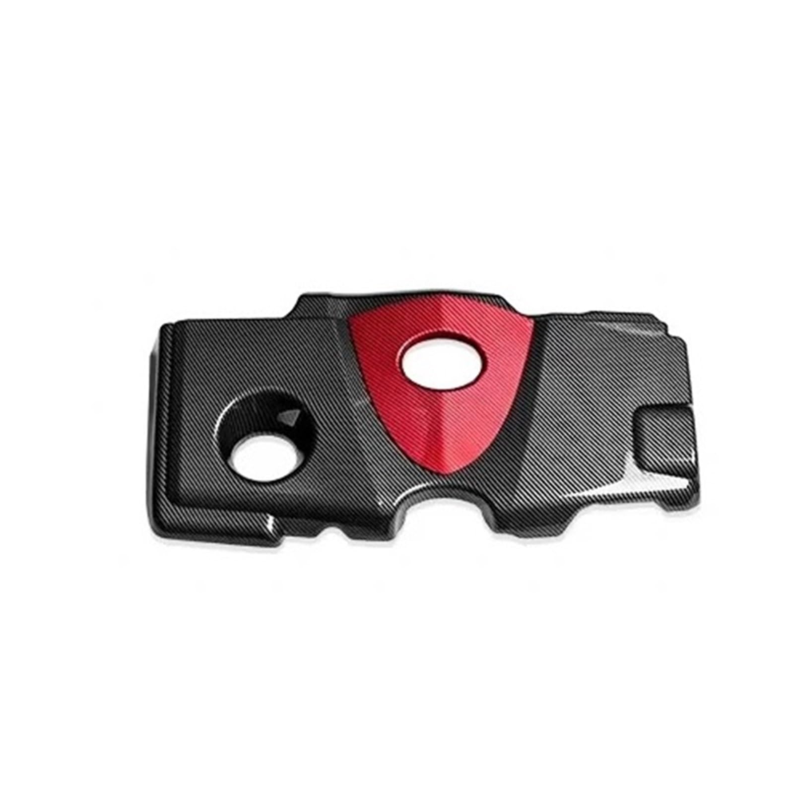 Lanliuhui Store Motorhaubenschutzabdeckung Kompatibel mit Highlander 2022 2023 Kabinenstaubschutzabdeckung Auto-Innendekorationszubehör(Carbon fiber red) von OGQTIBXV
