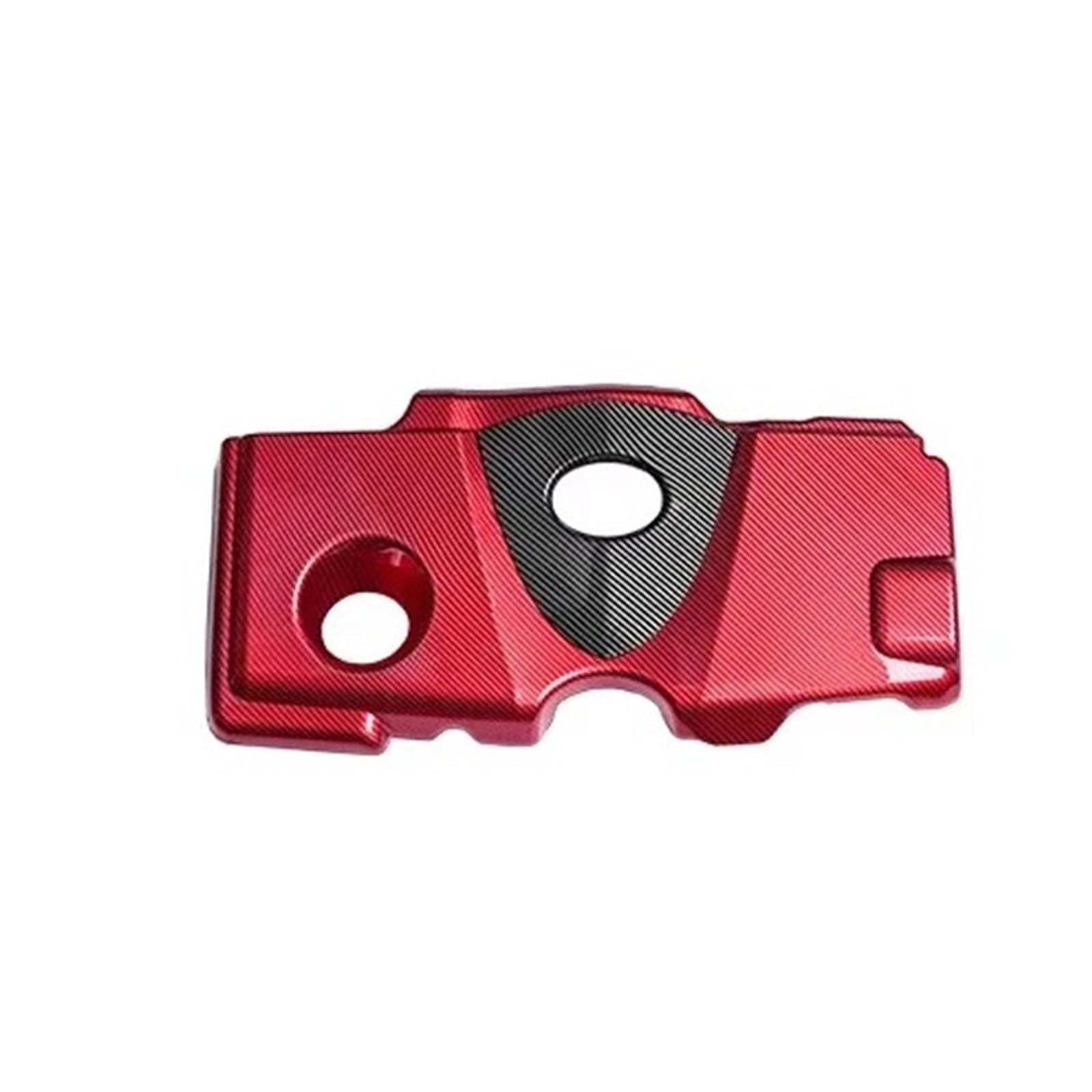 Lanliuhui Store Motorhaubenschutzabdeckung Kompatibel mit Highlander 2022 2023 Kabinenstaubschutzabdeckung Auto-Innendekorationszubehör(Red carbon fiber) von OGQTIBXV