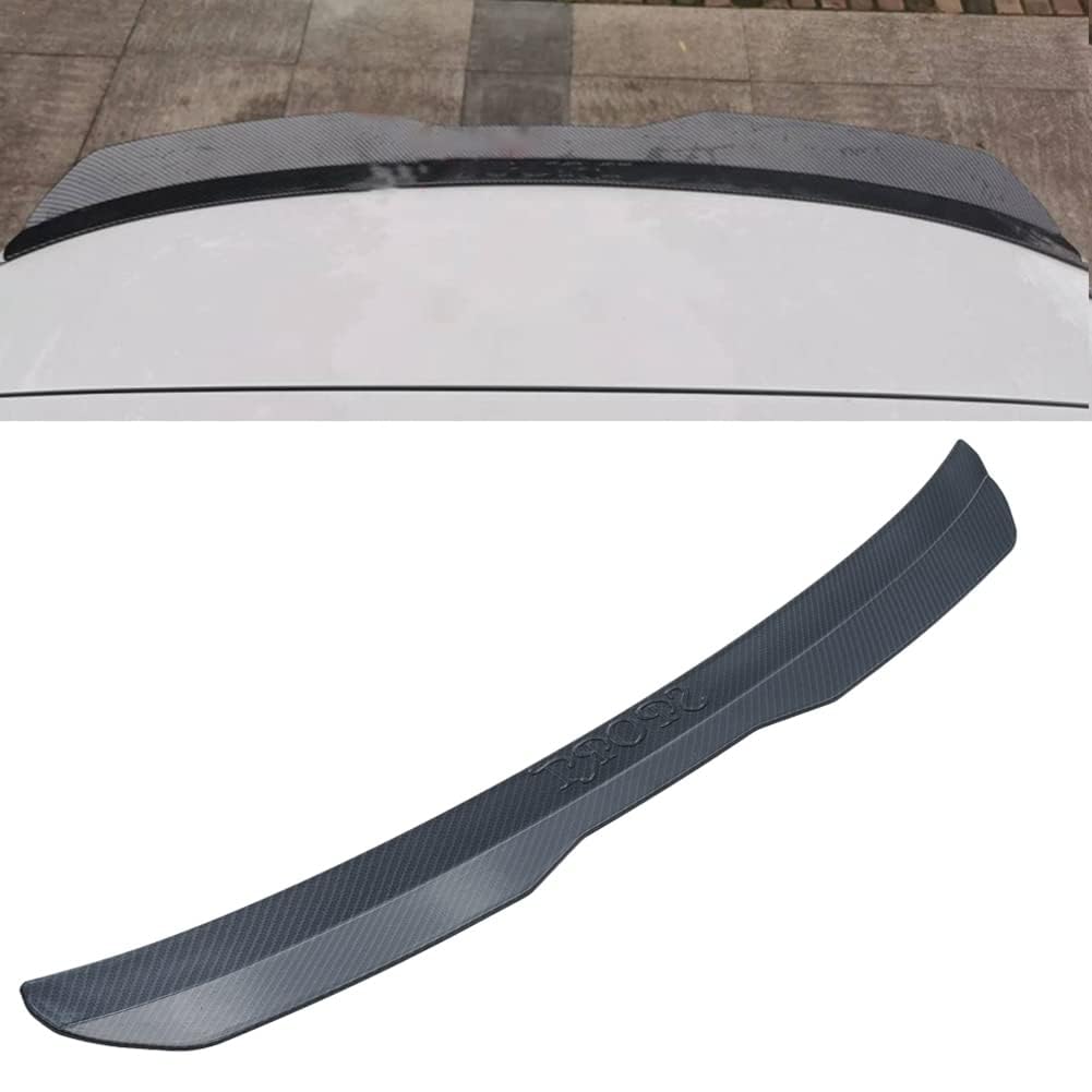 Auto ABS Heckspoiler Für VW Fox 2006-2012, Auto Heckstoßstange Spoiler Heckspoiler Hinten Diffusor Stoßstange Schützen Spoiler Zubehör,S/Carbon Fiber von OGRAFF